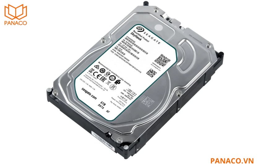 Seagate SkyHawk ST6000VX008 sở hữu dung lượng lưu trữ 6TB 