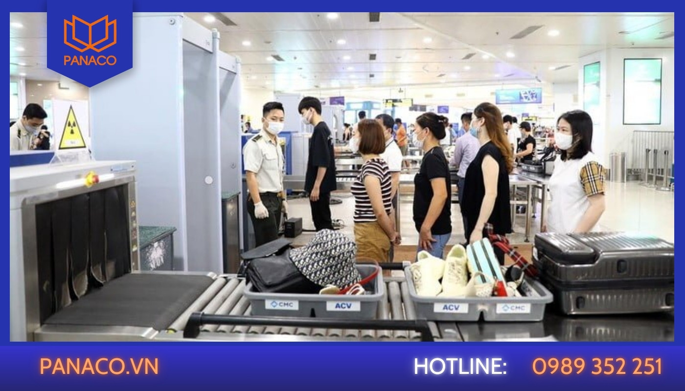 lắp camera an ninh cho sân bay sử dụng máy soi chiếu X-ray đa chiều quan sát hành lý mọi góc độ