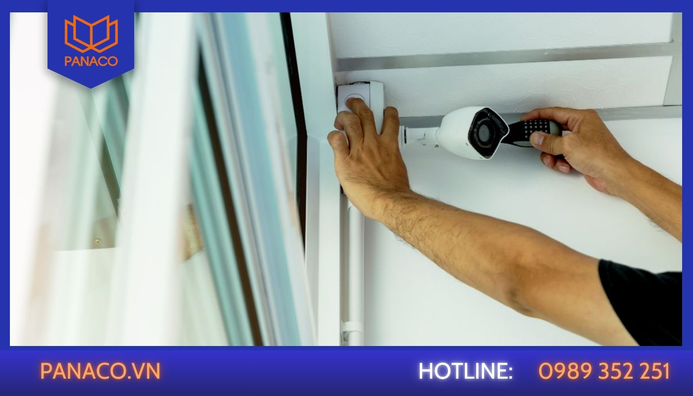 Lắp camera cho viện dưỡng lão ở khu vực cổng ra vào