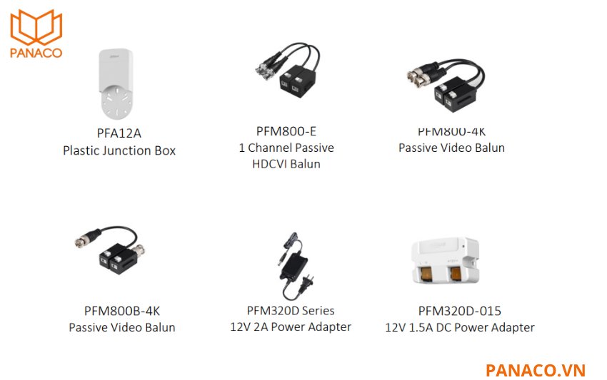 Hệ thống phụ kiện đồng bộ camera Dahua DH-HAC-HDW1800RP