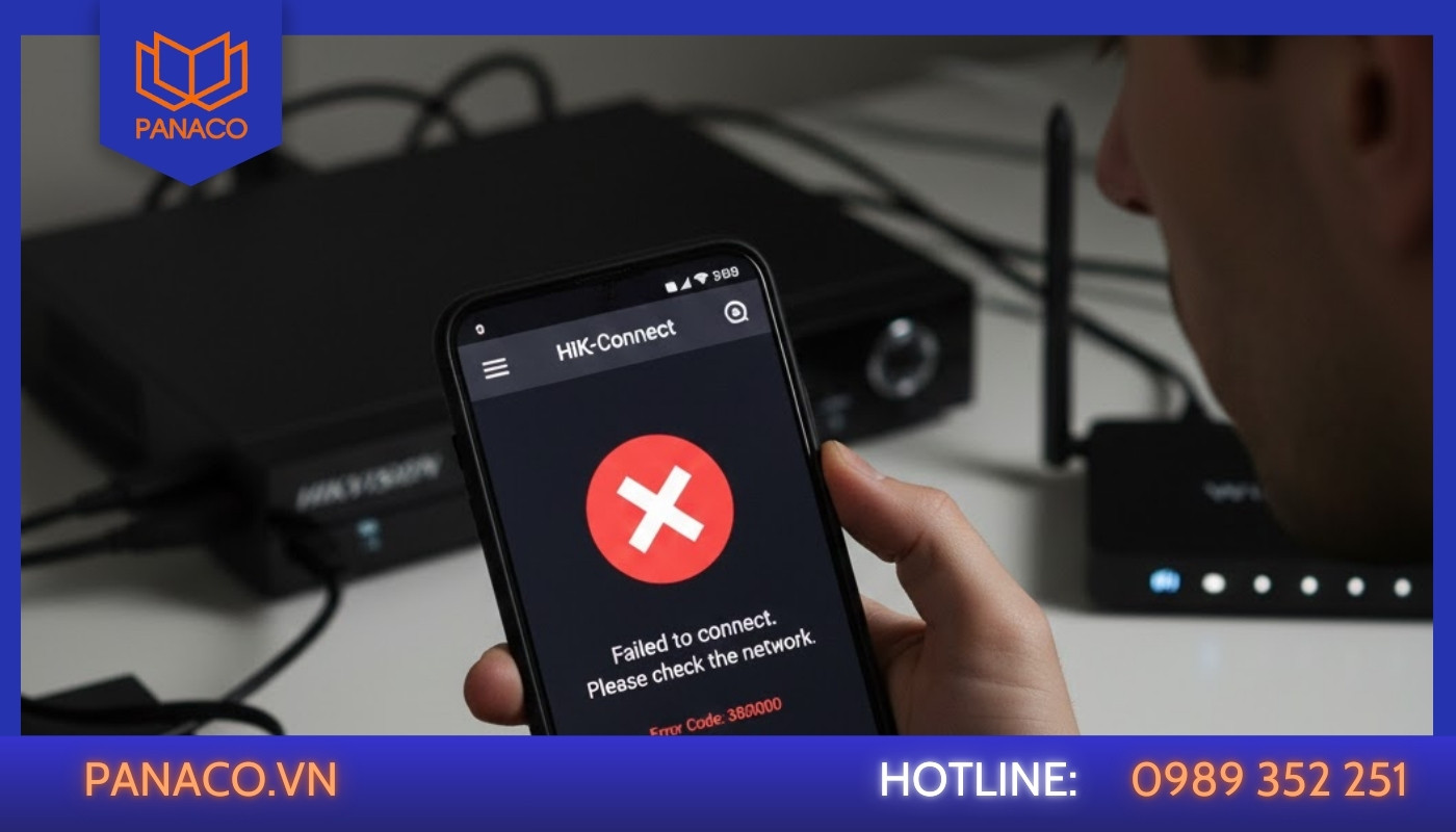 Hướng dẫn nhận biết lỗi đầu ghi Hikvision không xem được trên điện thoại
