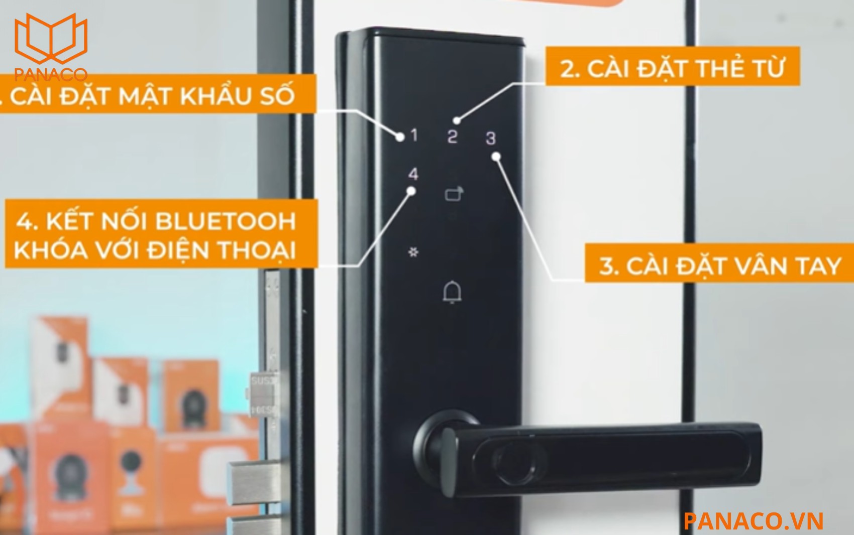 Khóa Imou K2C hỗ trợ kết nối Bluetooth