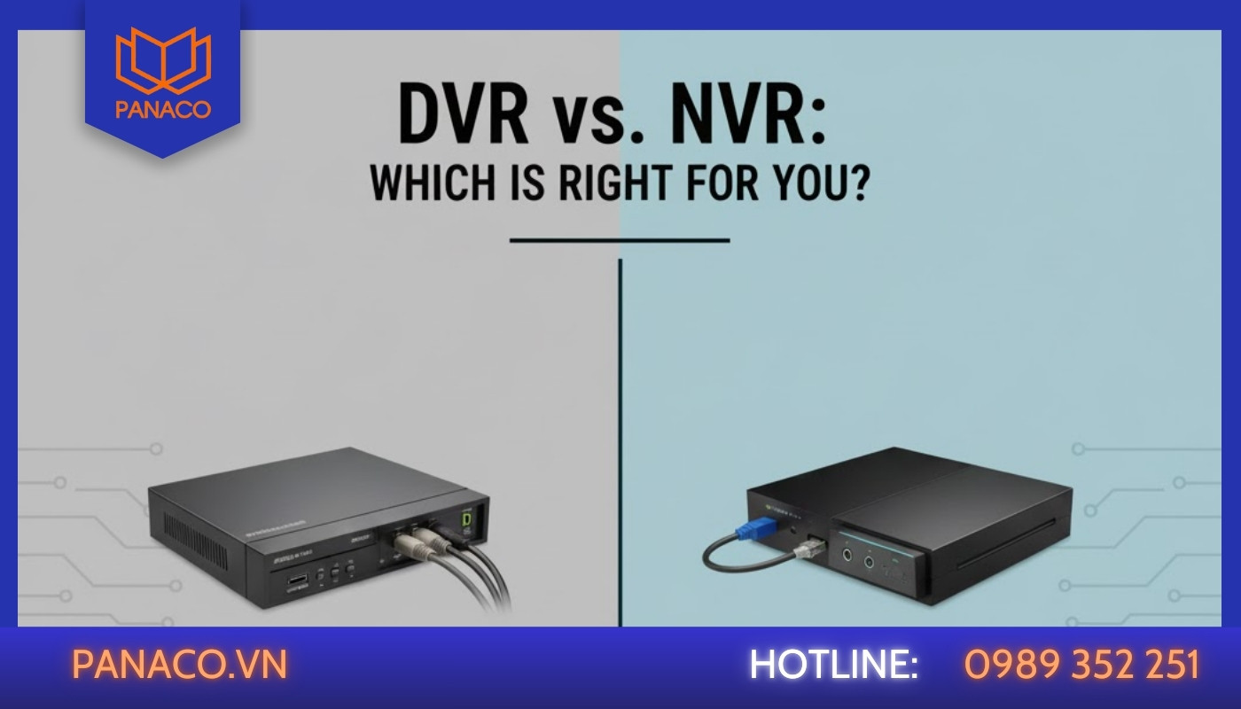 Nên chọn đầu ghi DVR hay NVR