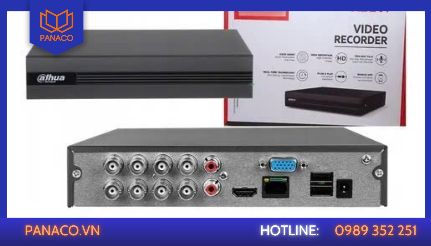 Thử đổi cổng xuất hình trên đầu ghi để sửa lỗi đầu thu dahua treo logo