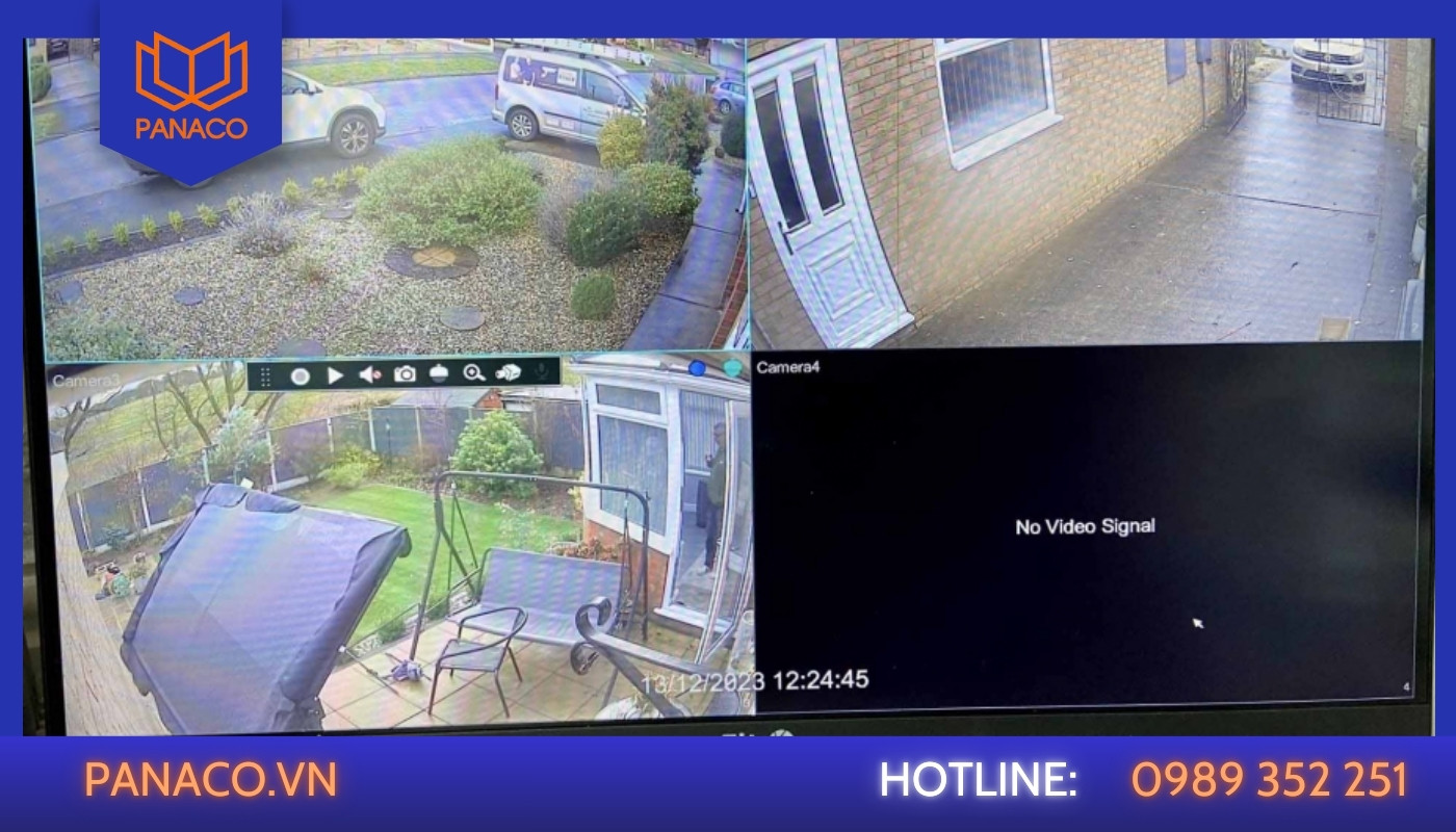 Lỗi camera Dahua không lên hình