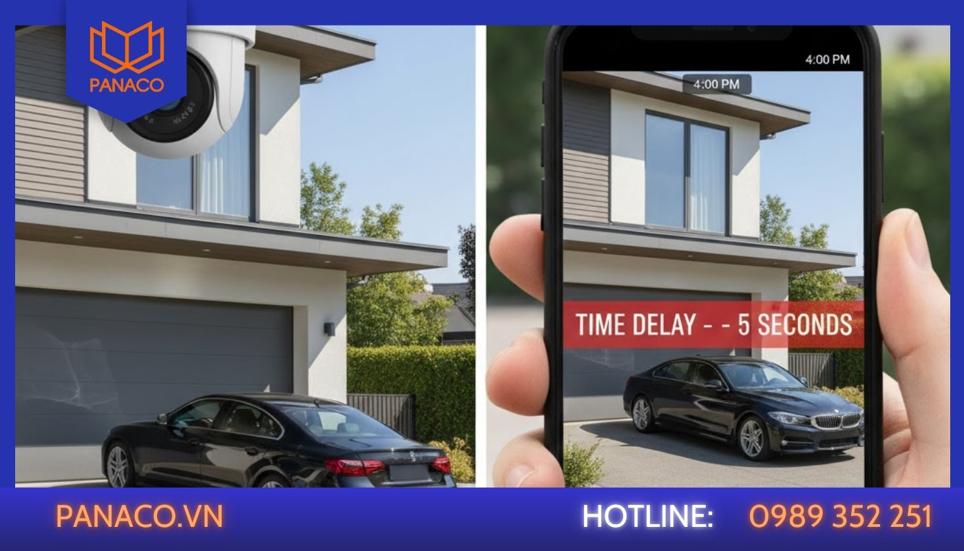 Lỗi hình ảnh truyền vào camera bị trễ so với thực tế