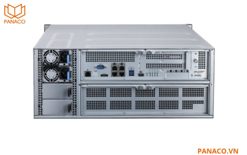 Thiết bị DHI-EVS5124S được trang bị nguồn kép dự phòng 1+1 đạt chuẩn 80PLUS Platinum