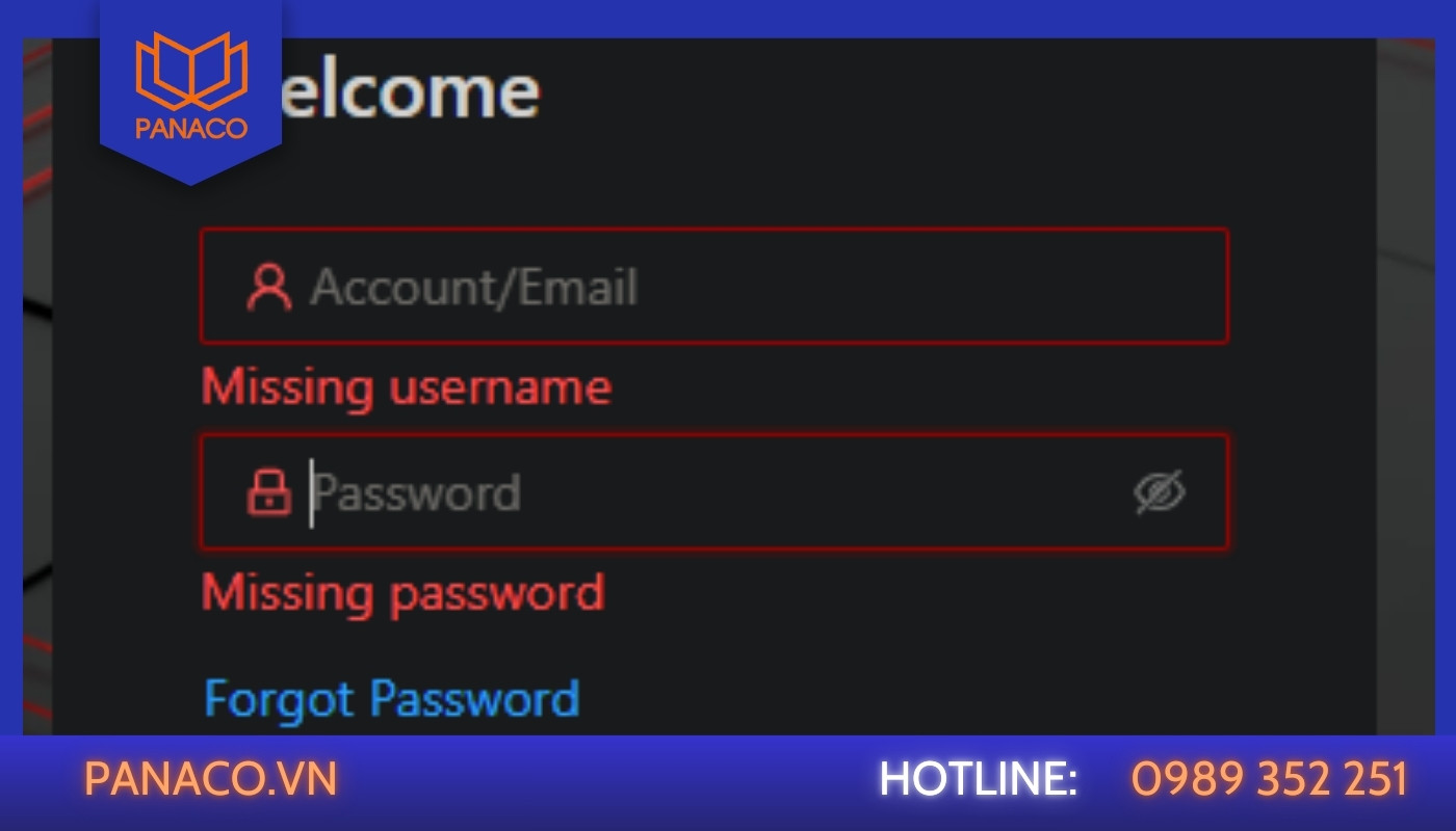 Nhập sai mật khẩu nhiều lần liên tiếp