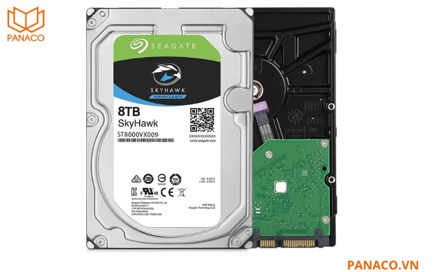 Ổ cứng HDD Seagate SkyHawk 8TB 3.5 SATA ST8000VX009