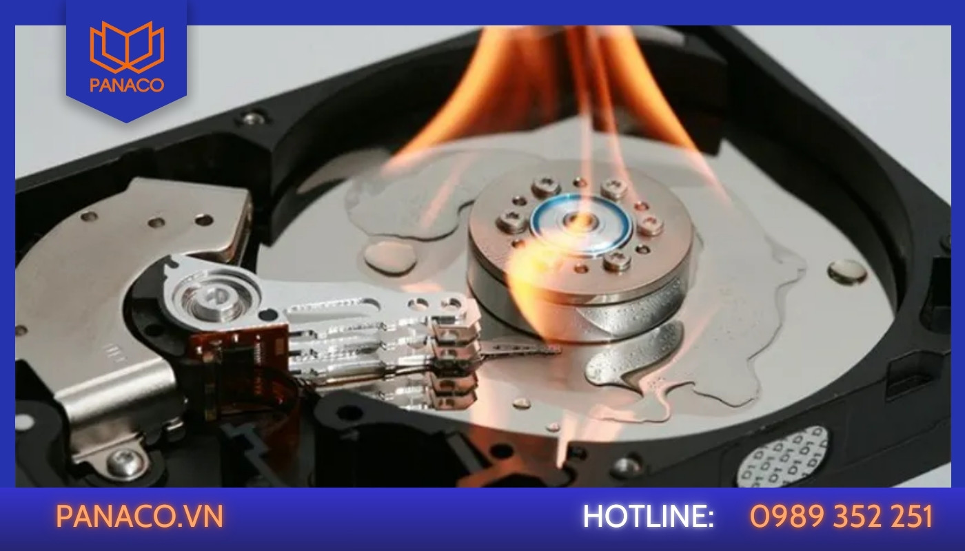 Ổ cứng chạy liên tục – quá tải dung lượng