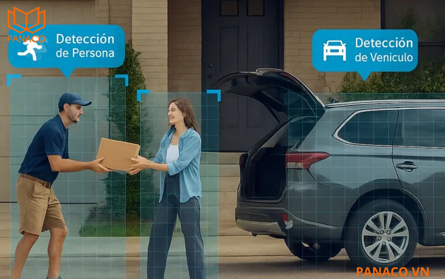 Camera Imou IPC-PS8DP-3V0 nhận diện chuyển động, con người, phương tiện