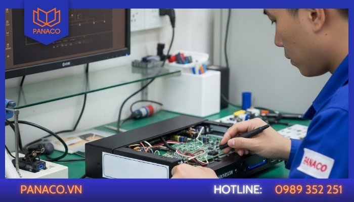 Quy trình sửa đầu ghi Hikvision chuyên nghiệp tại Panaco