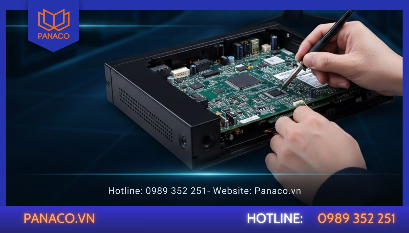 Quy trình xử lý lỗi đầu ghi Hikvision lên nguồn nhưng không lên hình tại Panaco