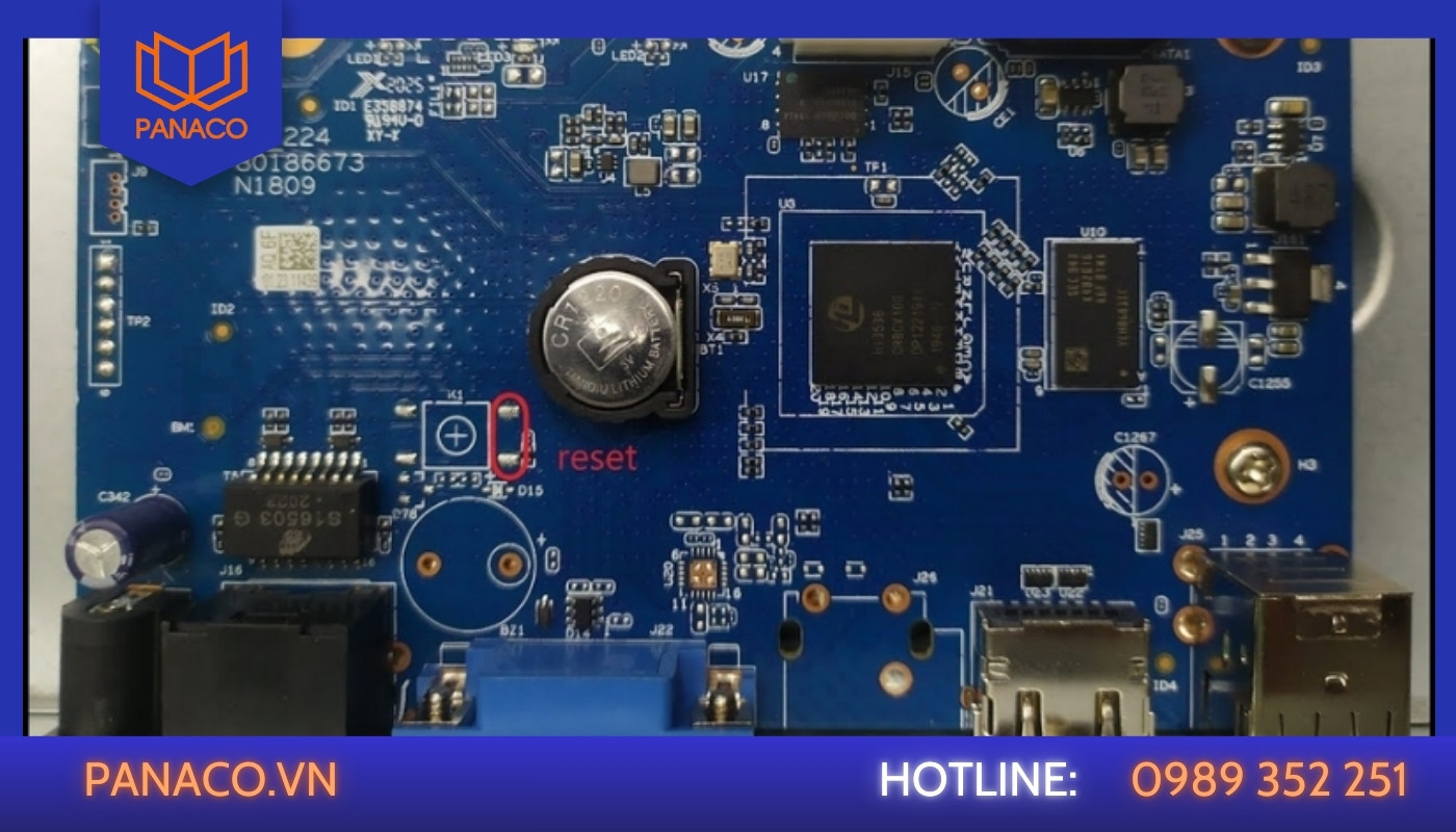 Reset nhẹ hoặc khởi động lại hệ thống có thể giúp đầu ghi Dahua hoạt động ổn định hơn