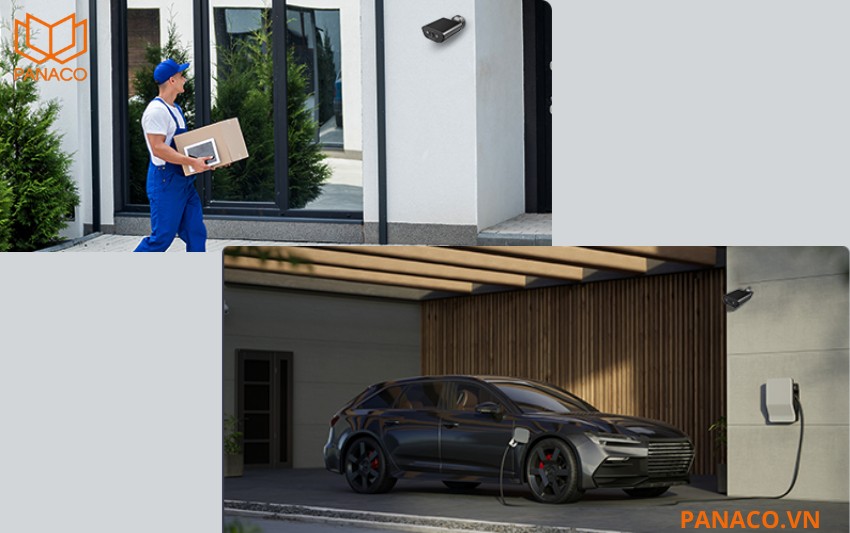 Camera tập trung vào việc phát hiện hình dáng người và phương tiện