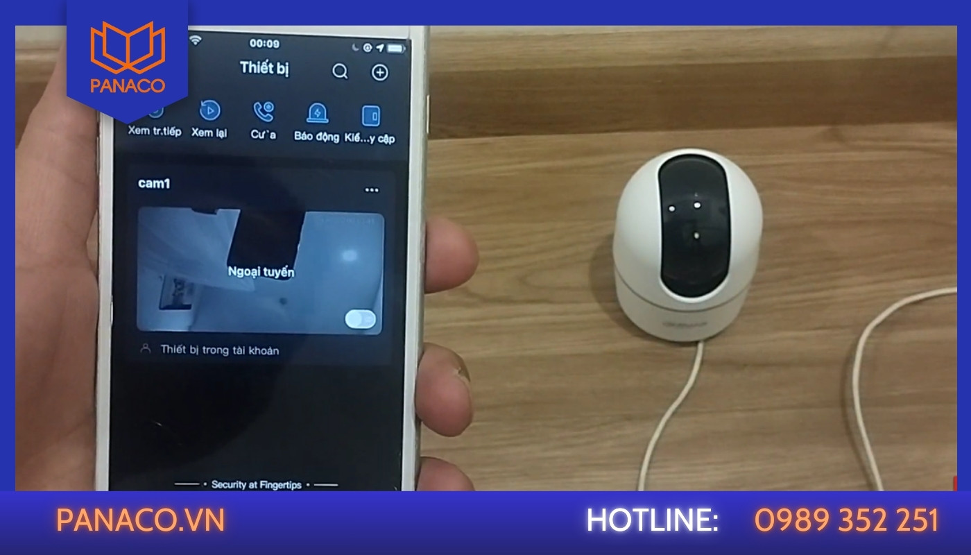 Ứng dụng DMSS báo trạng thái Offline