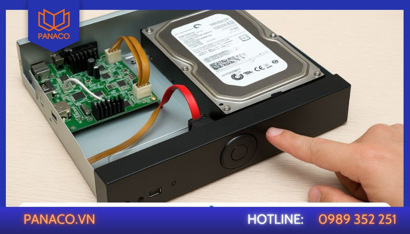 Vậy câu hỏi là đầu ghi hình có cần ổ cứng không