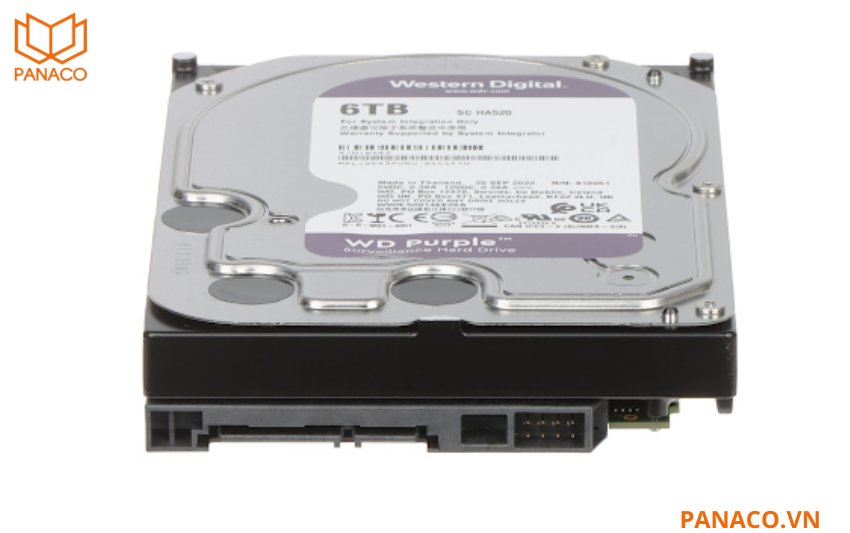WD Purple 6TB WD63PURU sử dụng chuẩn giao tiếp SATA 3