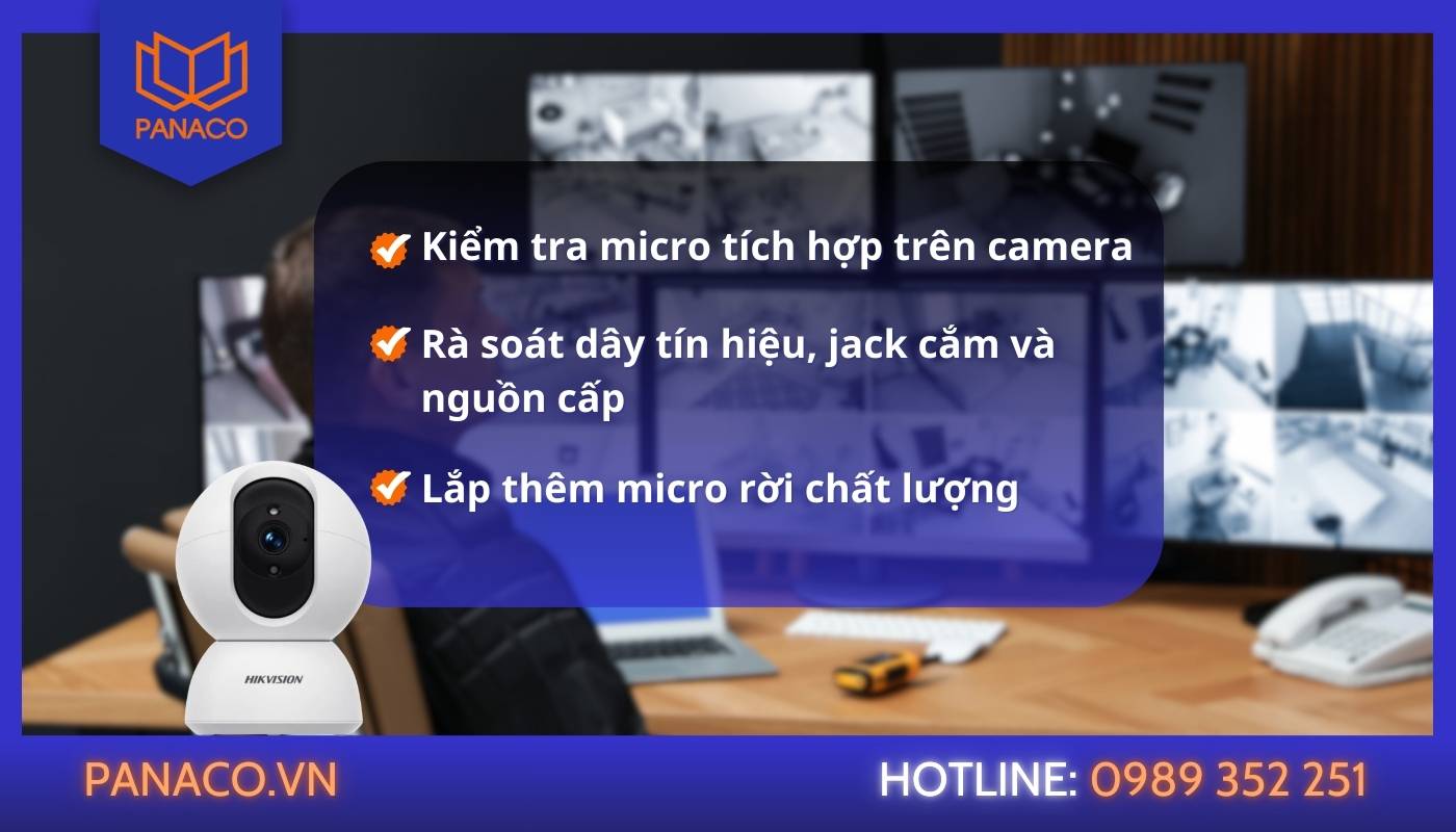 Hướng dẫn khắc phục camera Hik không có audio khi xem trực tiếp