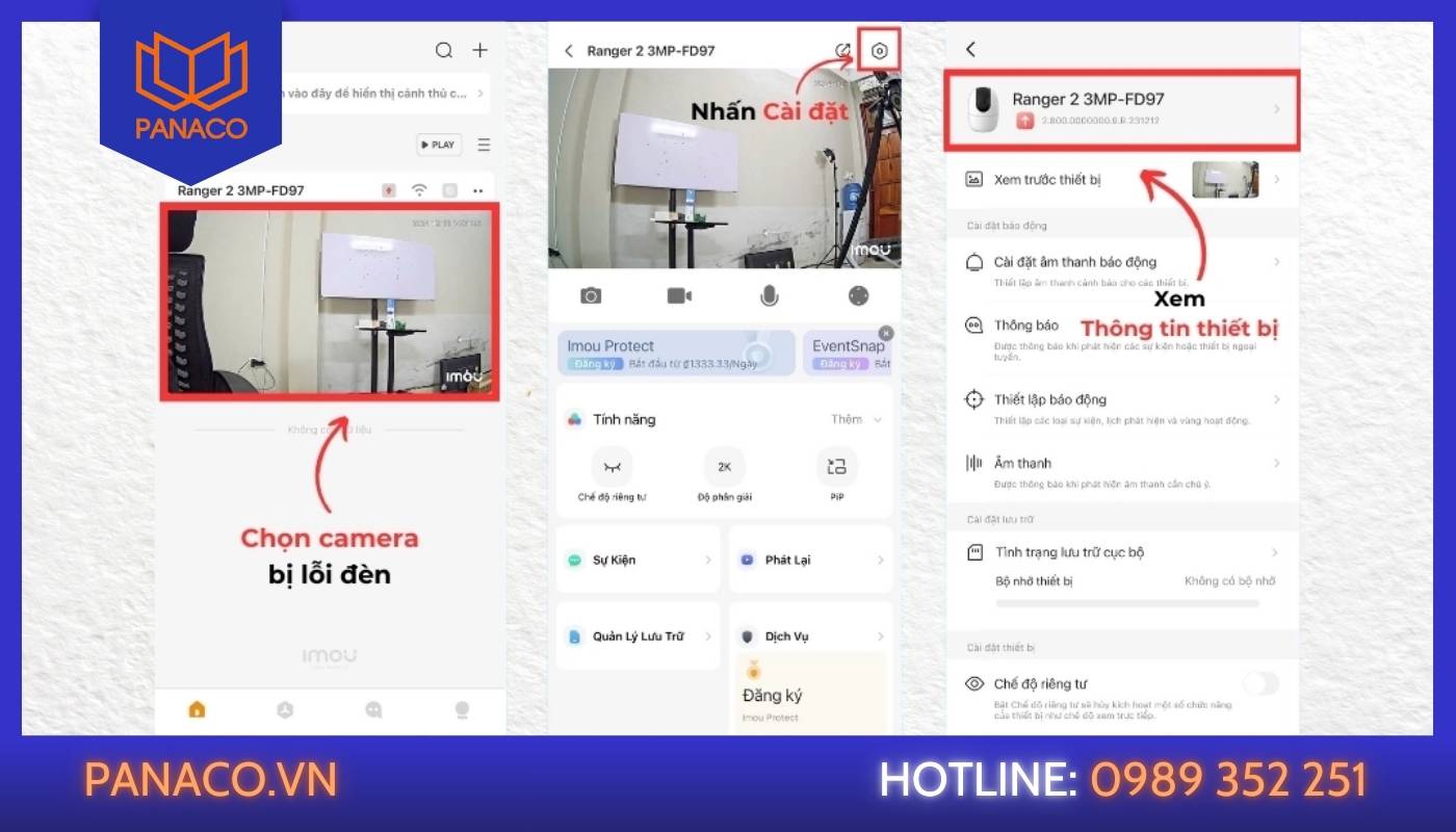 Mở ứng dụng Imou Life