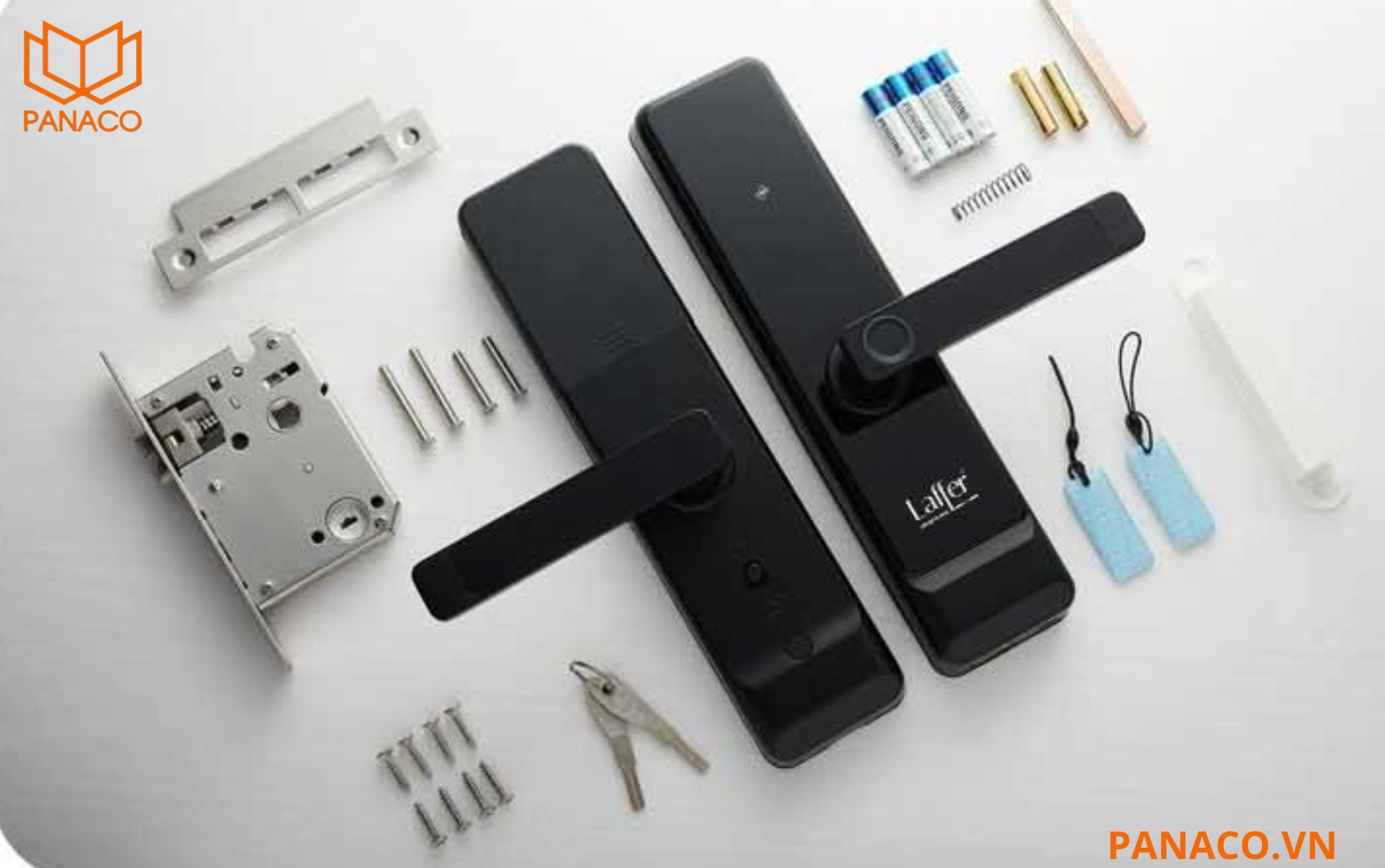 Bộ sản phẩm khóa Laffer LX03 tại Panaco