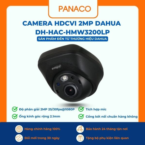 Camera HDCVI 2MP Dahua DH-HAC-HMW3200LP
