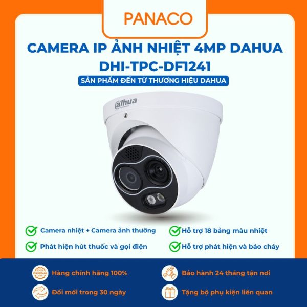 Camera IP Ảnh Nhiệt 4MP DAHUA DHI-TPC-DF1241