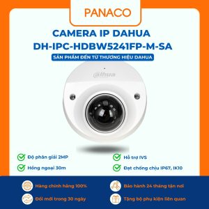 Camera IP 2MP Dahua DH-IPC-HDBW5241FP-M-SA