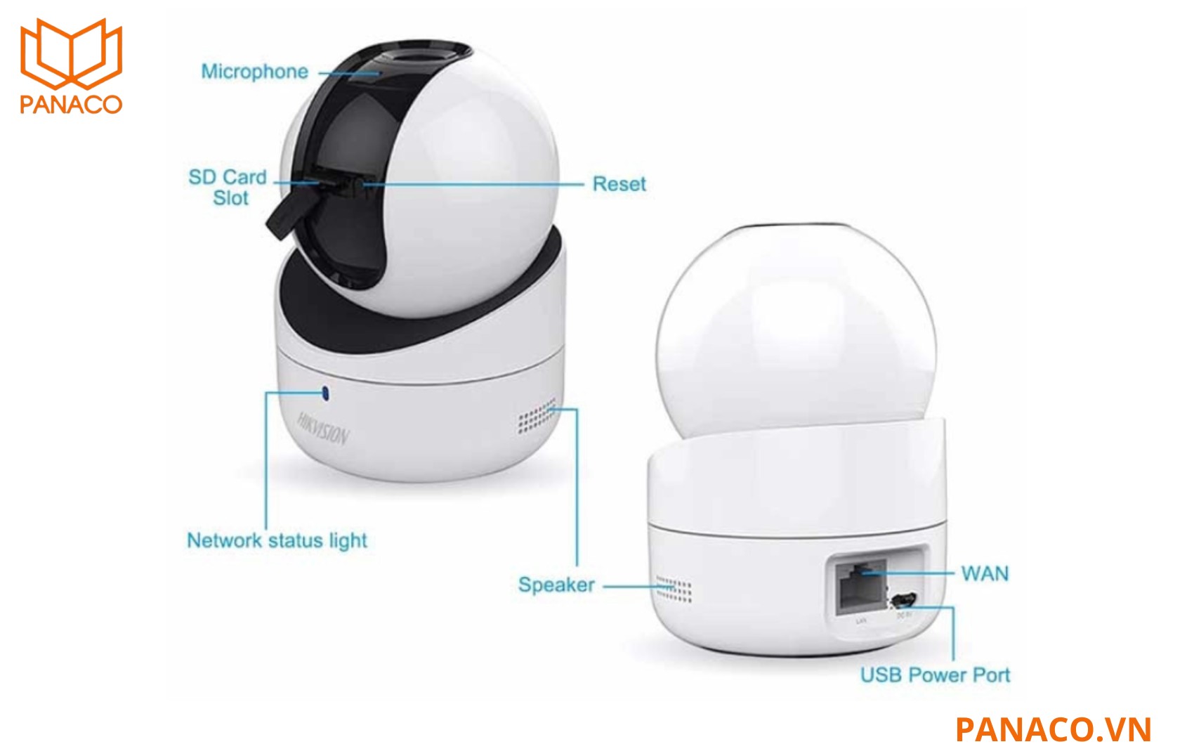 Có thể cấp nguồn cho camera bằng các loại củ sạc điện thoại phổ biến