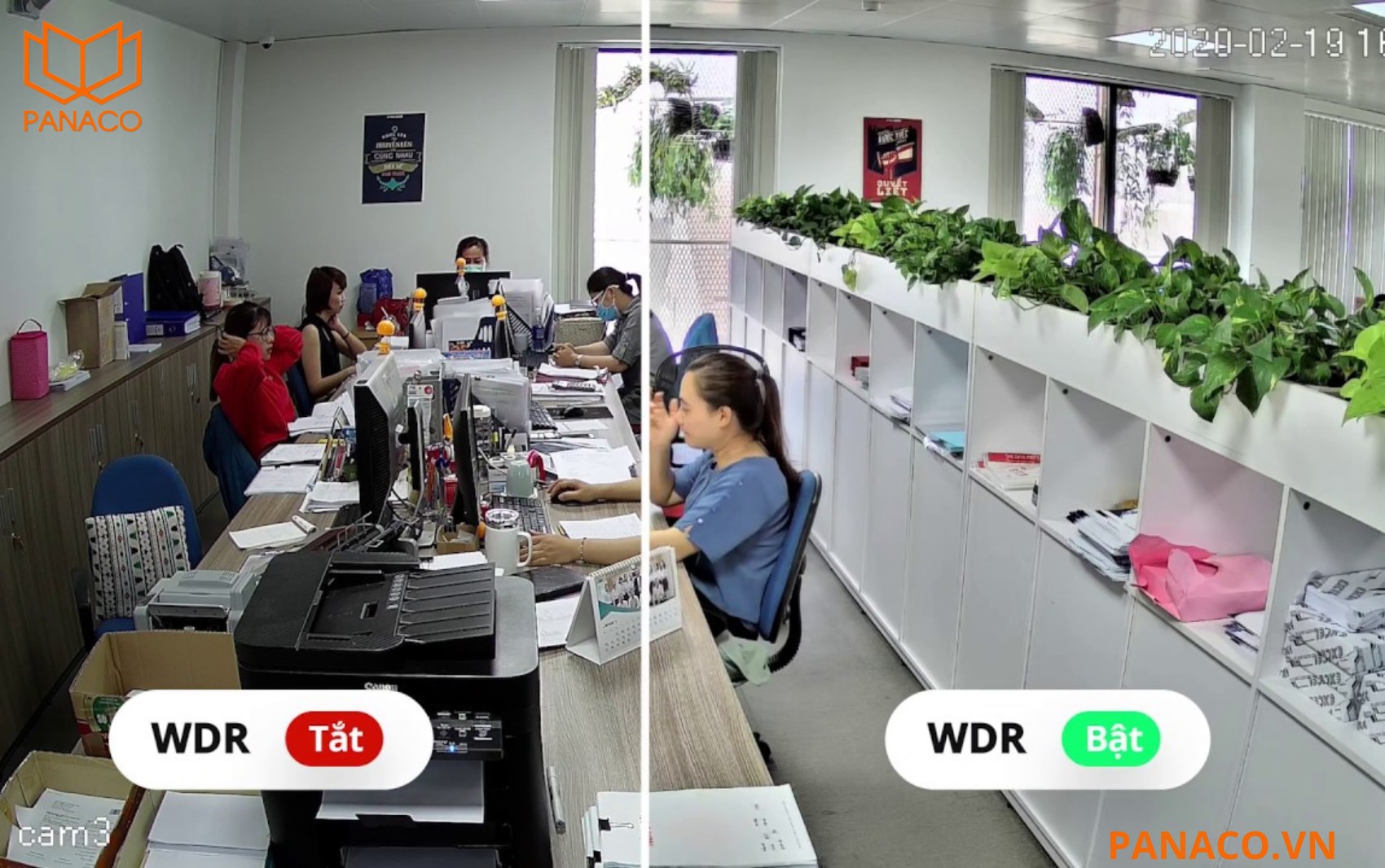 Chống ngược sáng thực WDR 120dB chuyên nghiệp