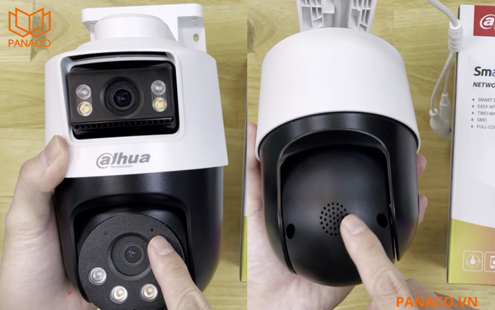 DH-SDT2A200-2F-NB-A-PV tích hợp micro và loa, hỗ trợ đàm thoại hai chiều