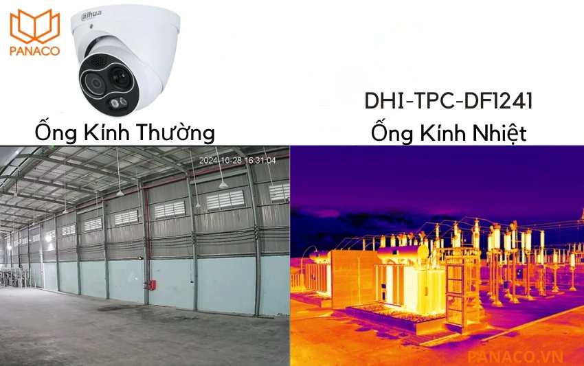Camera kép kết hợp ảnh nhiệt và hình ảnh thường