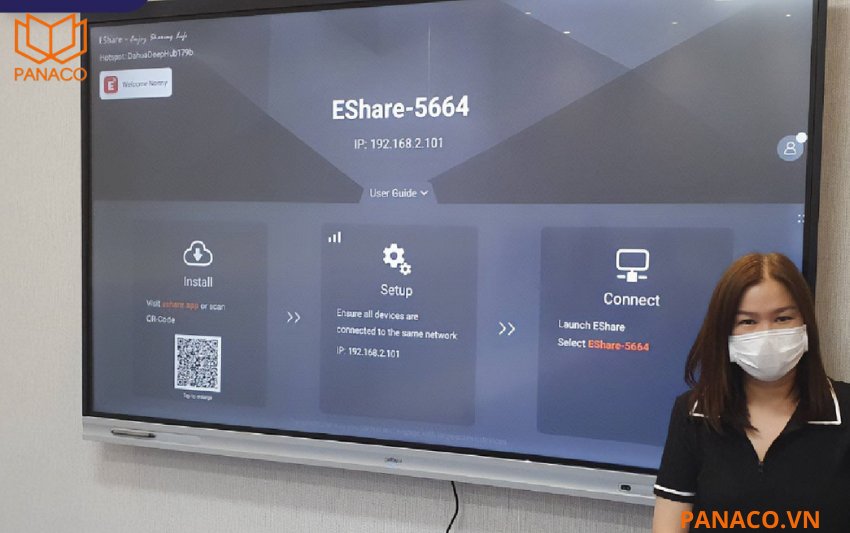 Dahua DHI-LCH86-MC410-B sở hữu kích thước 86 inch