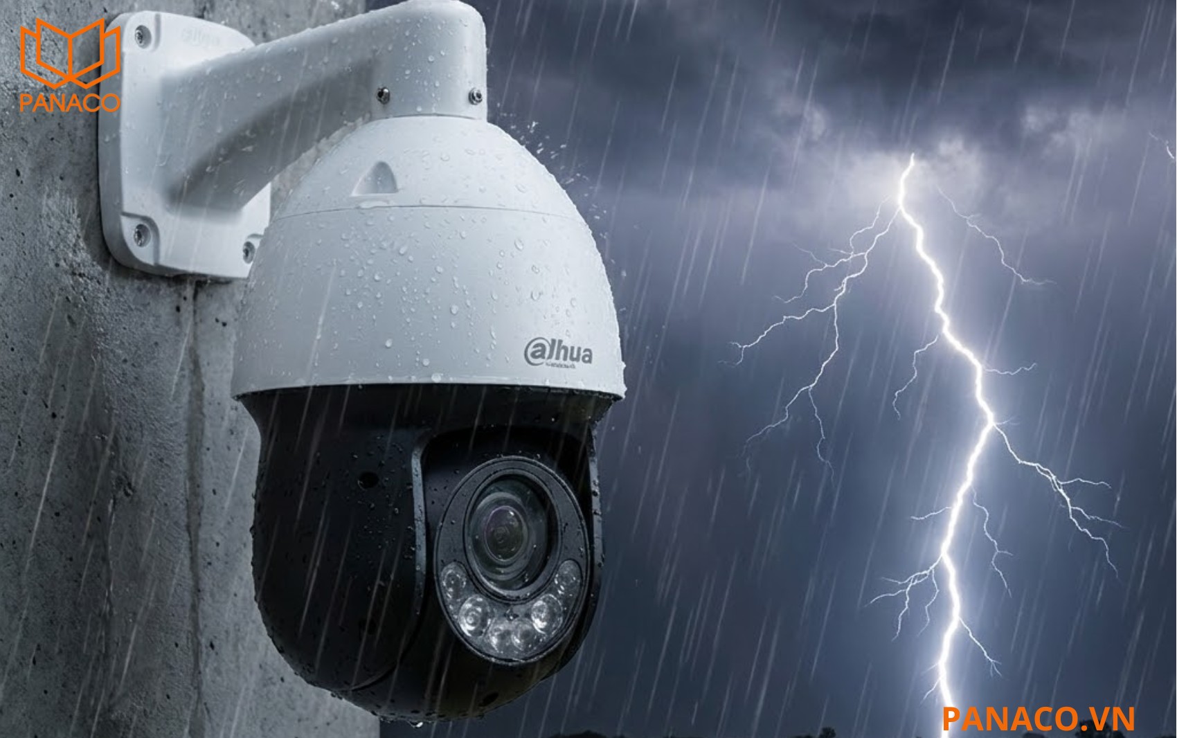 DH-SD4D225MB-HNR đạt chuẩn chống nước IP67 và chống sét 6000V
