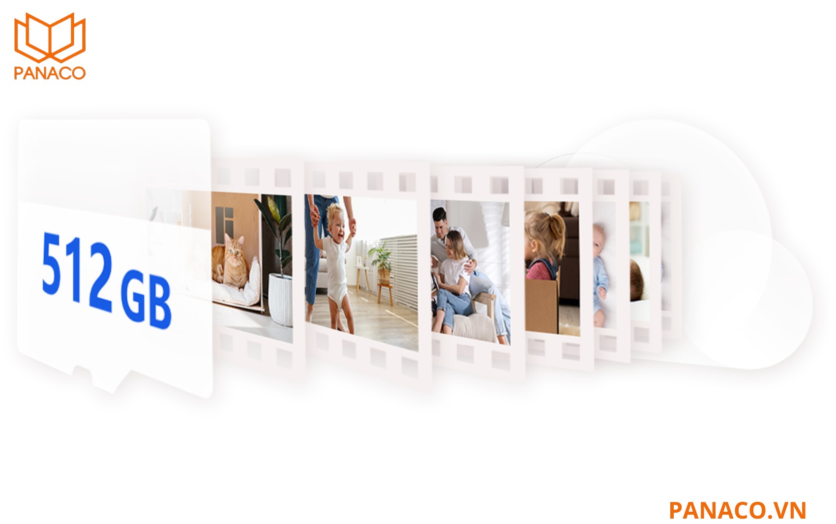 Ezviz C6N Pro hỗ trợ khe cắm thẻ nhớ MicroSD dung lượng tối đa 512GB