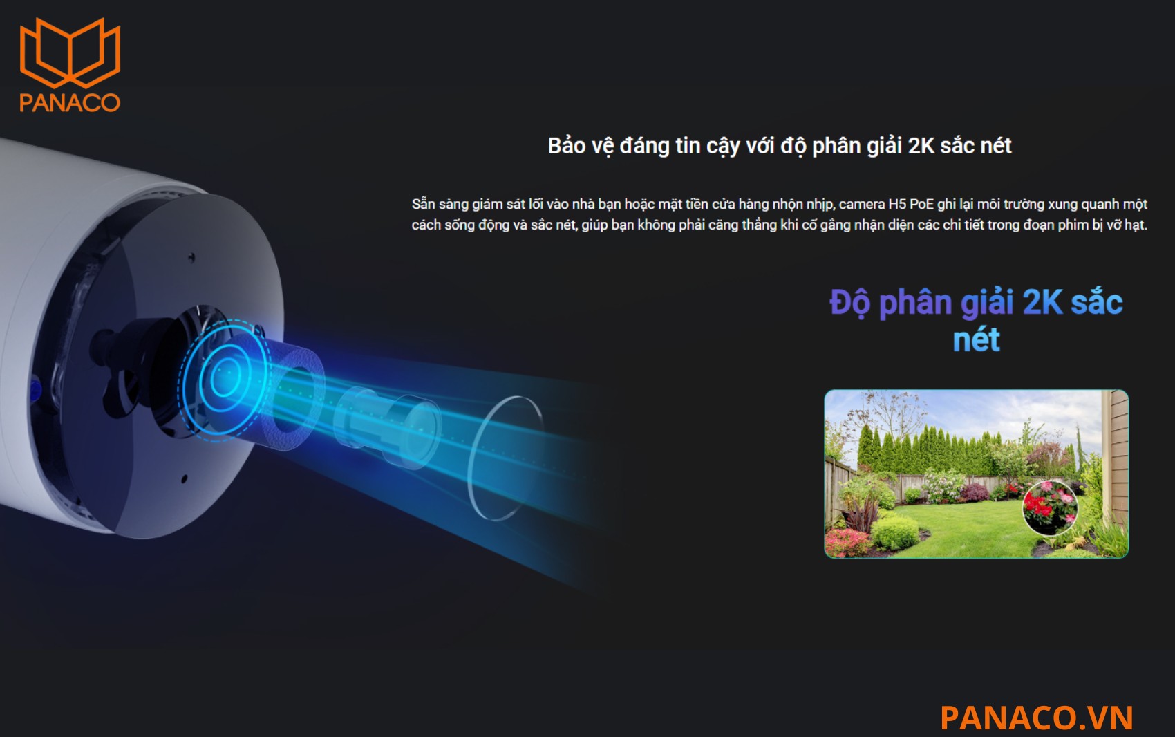 Ezviz H5 PoE được trang bị độ phân giải 4MP