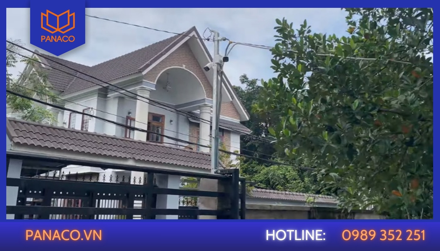 Hệ thống camera an ninh vòng ngoài kết nối đồng bộ với trạm quan sát