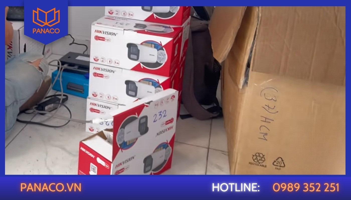 Panaco triển khai 32 camera giám sát có dây