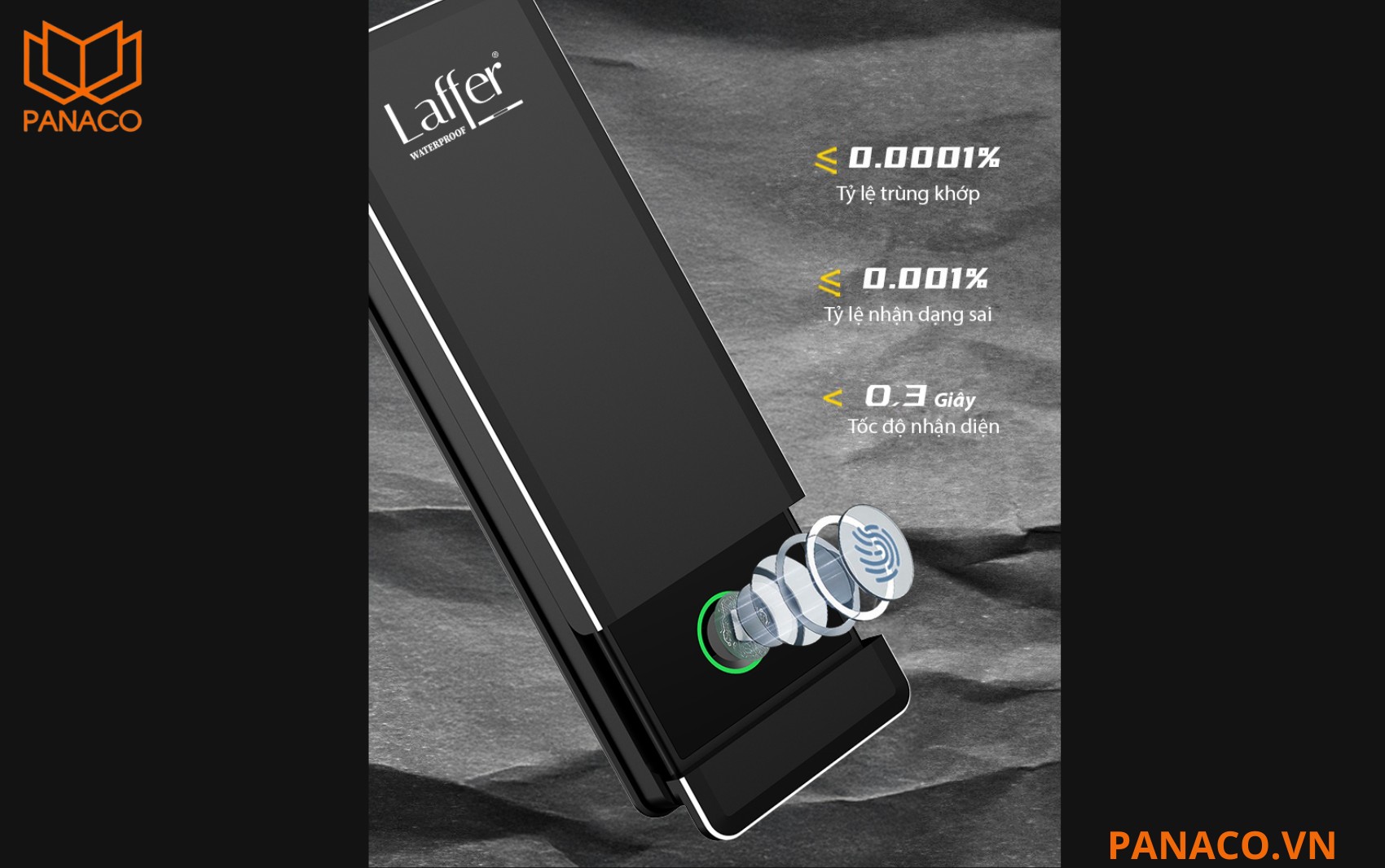 Laffer A18 Pro thiết kế vân tay bán dẫn siêu nhạy