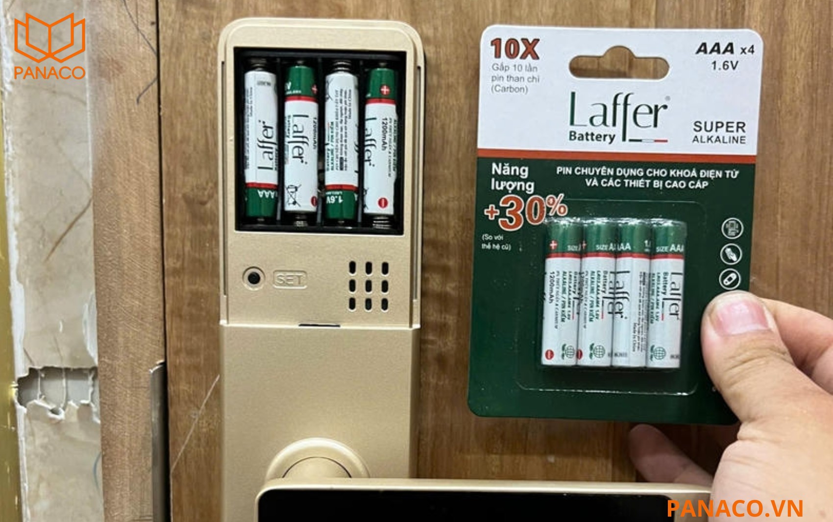 Laffer LX03 vận hành bền bỉ bằng 4 viên pin AAA Alkaline