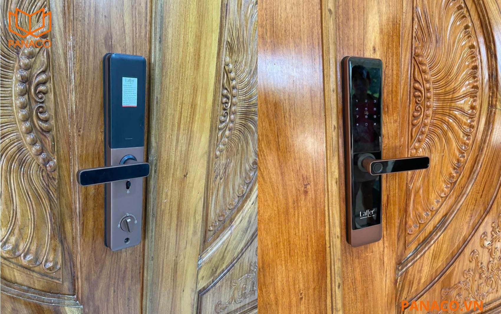 Khóa Laffer LC02 màu đồng