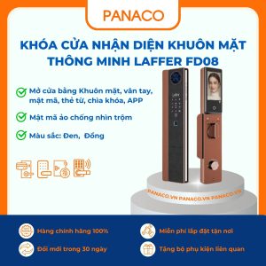 Khóa cửa nhận diện khuôn mặt thông minh Laffer FD08