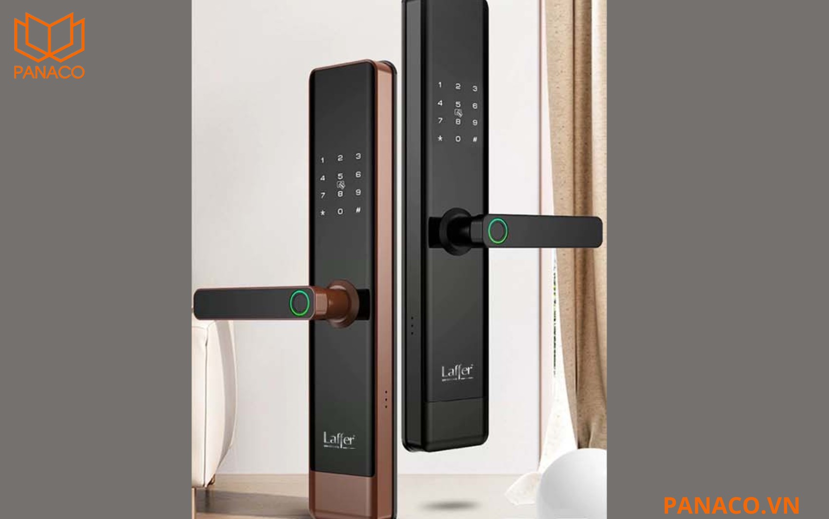 Khóa cửa vân tay Laffer LC02 cho cửa gỗ