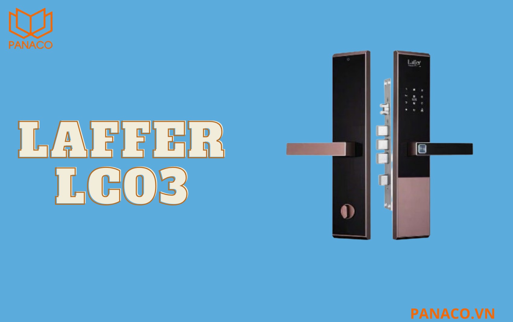 Khóa cửa vân tay Laffer LC03 cho cửa gỗ