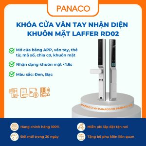Khóa cửa vân tay nhận diện khuôn mặt Laffer RD02