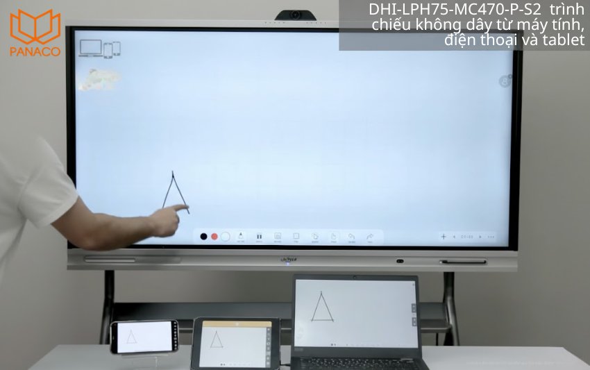 Màn hình hỗ trợ trình chiếu không dây từ máy tính, điện thoại và tablet