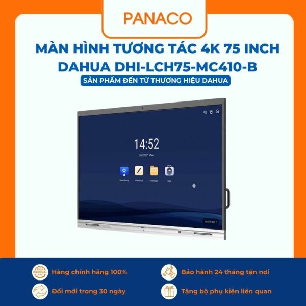 Màn hình tương tác thông minh 4K 75 inch Dahua DHI-LCH75-MC410-B