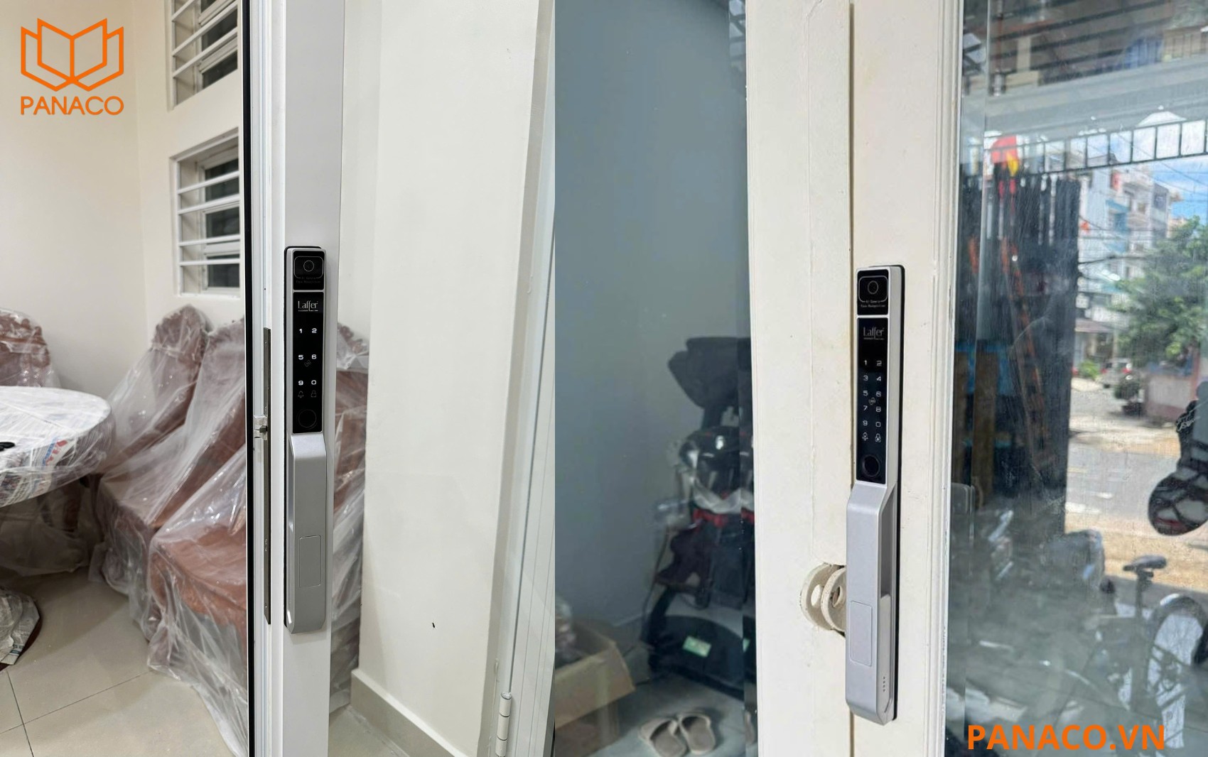 Panaco lắp đặt khóa Laffer RD02 phiên bản màu bạc