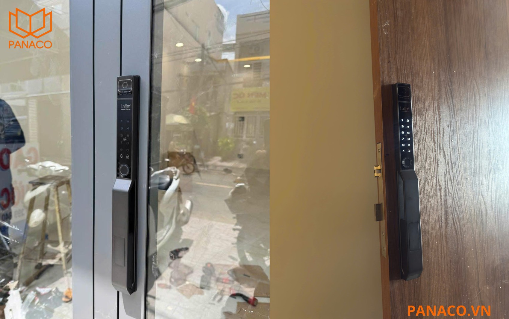 Panaco lắp đặt khóa Laffer RD02 phiên bản màu đen