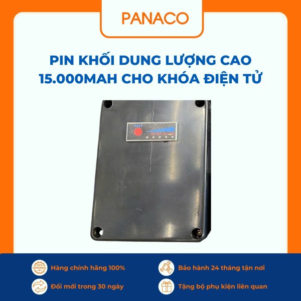 Pin khối dung lượng cao 15.000mAh cho khóa điện tử